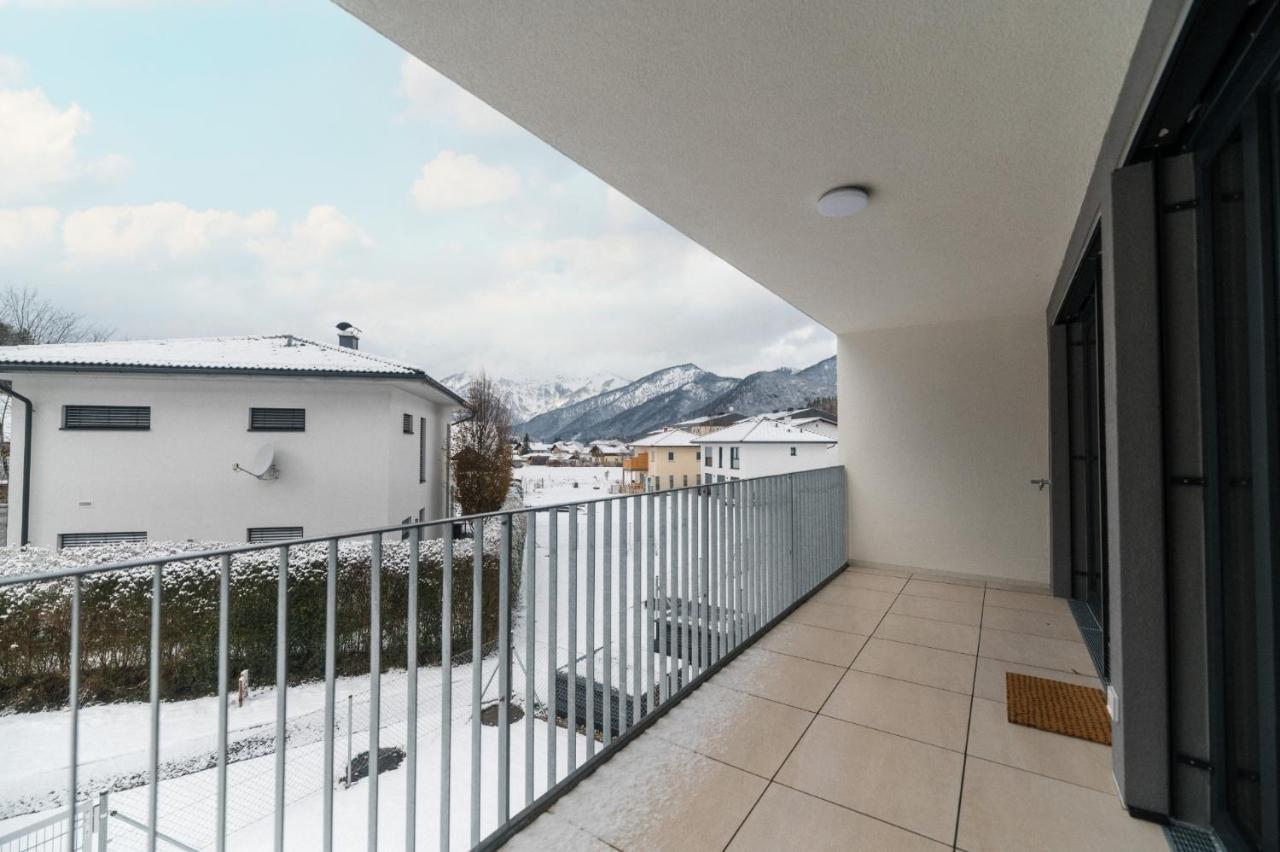 Ferienwohnung Bergsonne Mit Sonnenbalkon Und Tiefgaragen Parkplatz Бад-Ишль Экстерьер фото