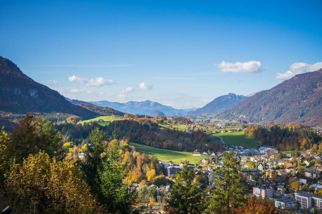 Ferienwohnung Bergsonne Mit Sonnenbalkon Und Tiefgaragen Parkplatz Бад-Ишль Экстерьер фото